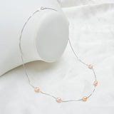 Real Natural Freshwater Pearl Necklace Pendant For Women with 925 Sterling Silver Chain Fashion Jewelry