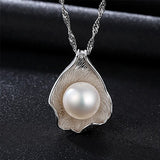 Charm Shell Design Pearl Jewelry Pearl Necklace Pendant 925 Sterling SilverJewelry Fashion Necklaces for Women 2017