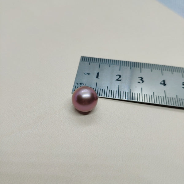 10mm 100% Genuine Purple Edison Pearl