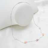 Real Natural Freshwater Pearl Necklace Pendant For Women with 925 Sterling Silver Chain Fashion Jewelry