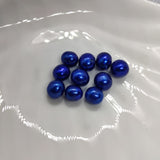 100% true pearl near circle 7-8 mm 5pcs No punching