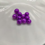 100% true pearl near circle 7-8 mm 5pcs No punching