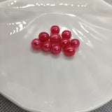 100% true pearl near circle 7-8 mm 5pcs No punching